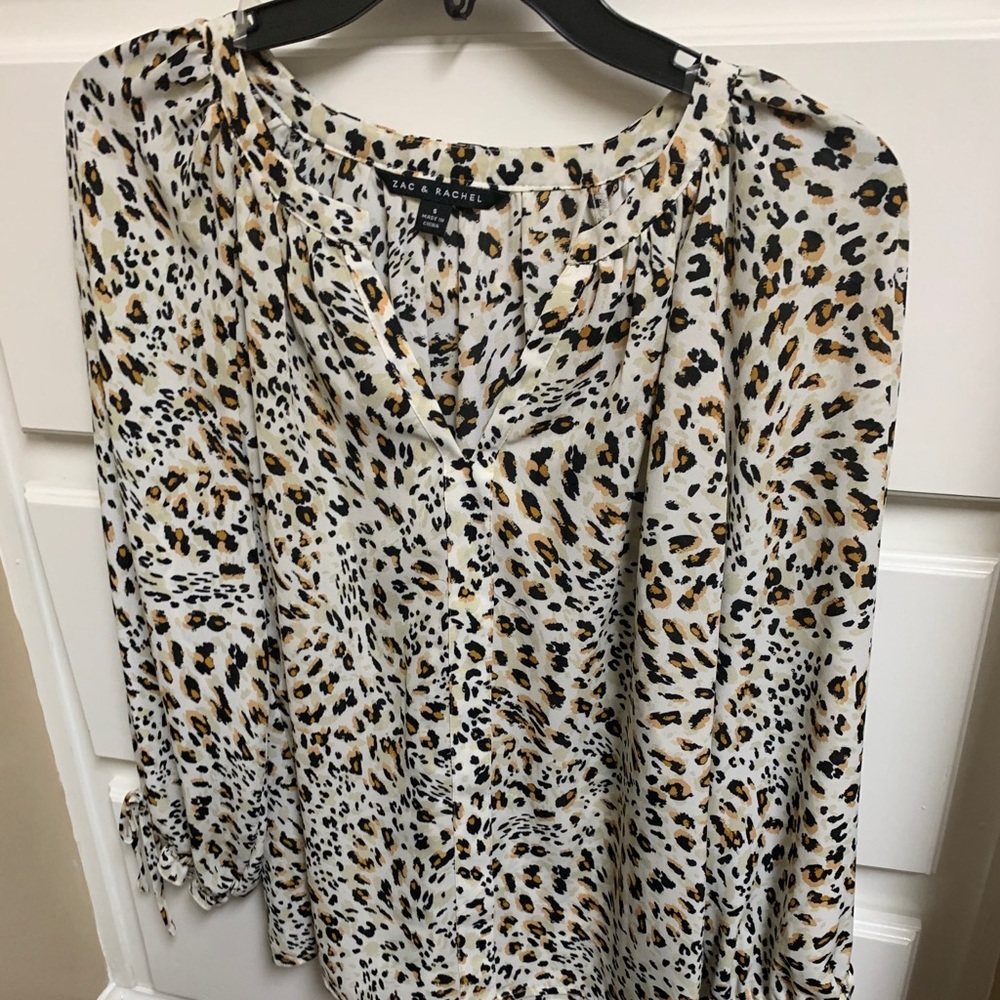 Leopard print blouse